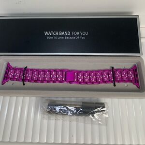 Metal Bands Compatible with Apple Watch 38mm/40mm-Purple